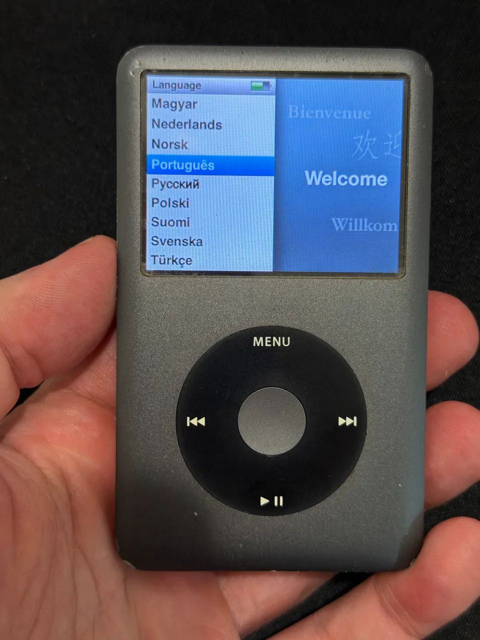 iPod Classic 120Gb 6a Geração funcionando perfeitamente