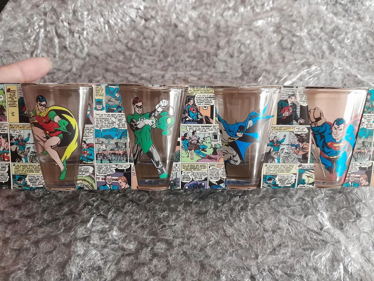 Conjunto de Copo Shots (Super Heroes) - Foto 4