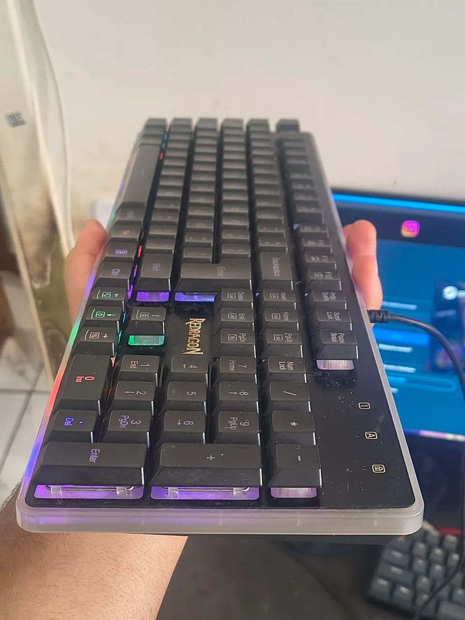 TECLADO REDDRAGON DYAUS2 100% - Foto 2