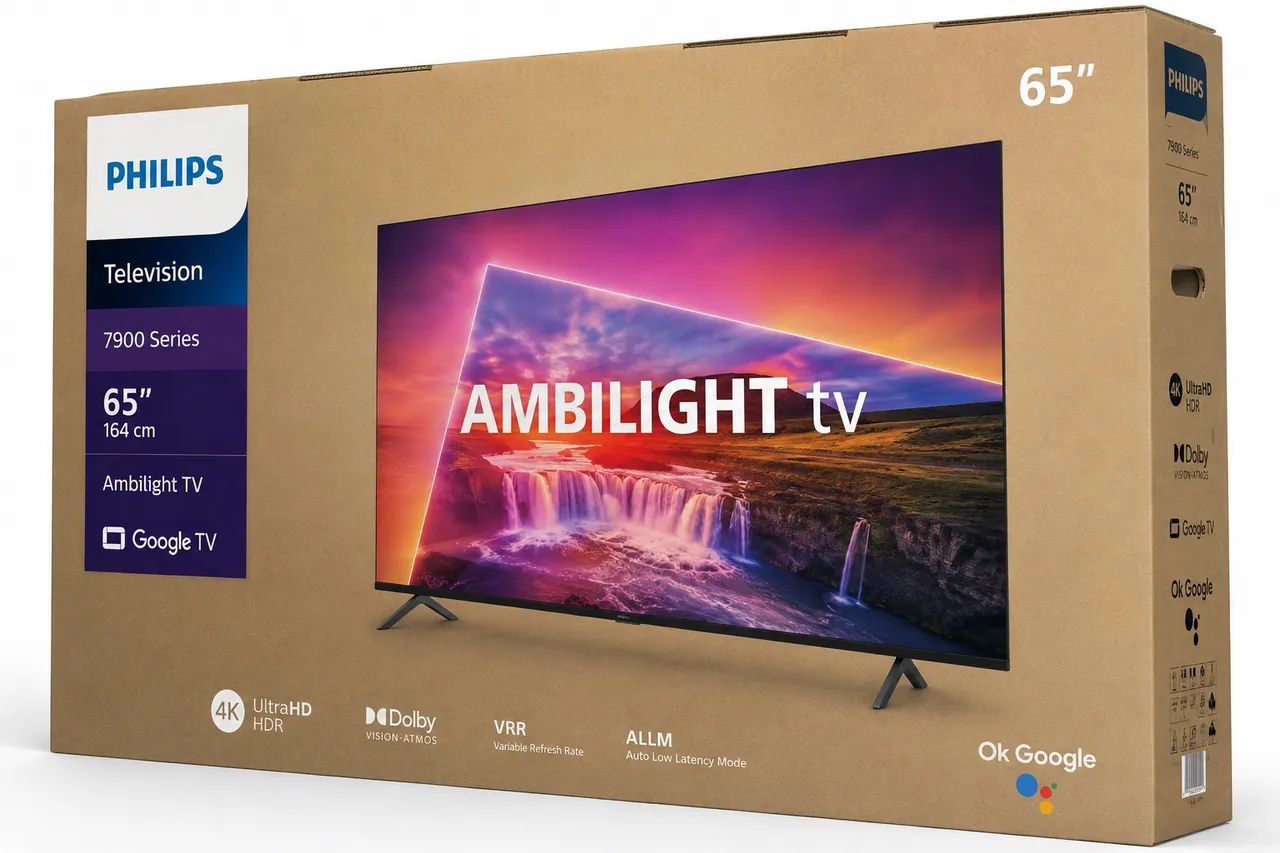 PHILIPS, Smart TV, Ambilight 65" 4K