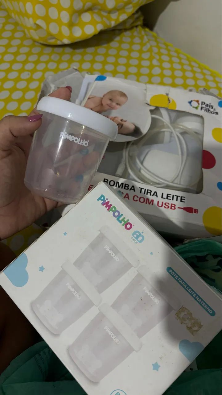 Bomba tira leite elétrica  - Foto 3