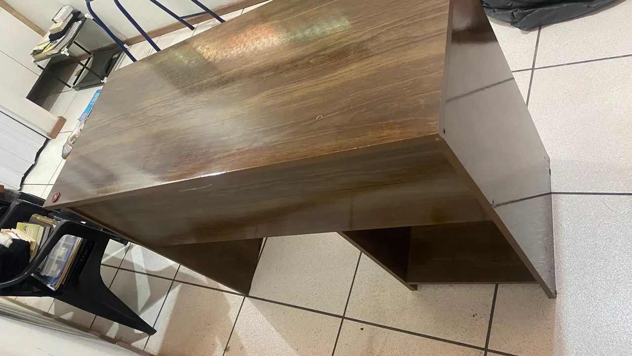 Mesa de Escritório com 2 Gavetas - Ótimo Estado - Foto 4