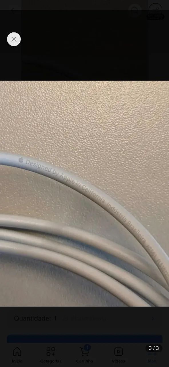 Cabo original para iPhone - USB-C Lightning