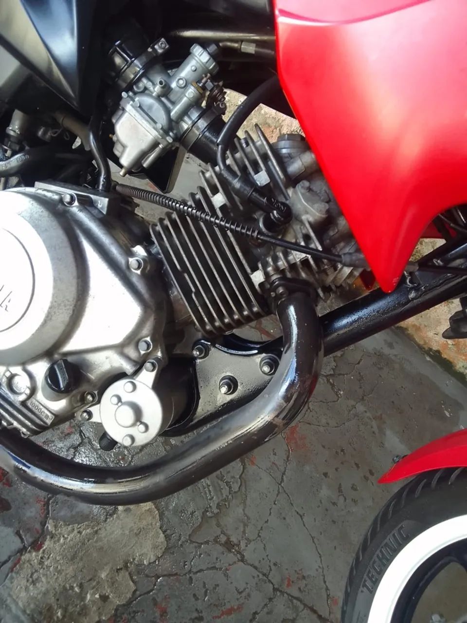 Vendo Factor 125, 2014 Vermelho  - Foto 3