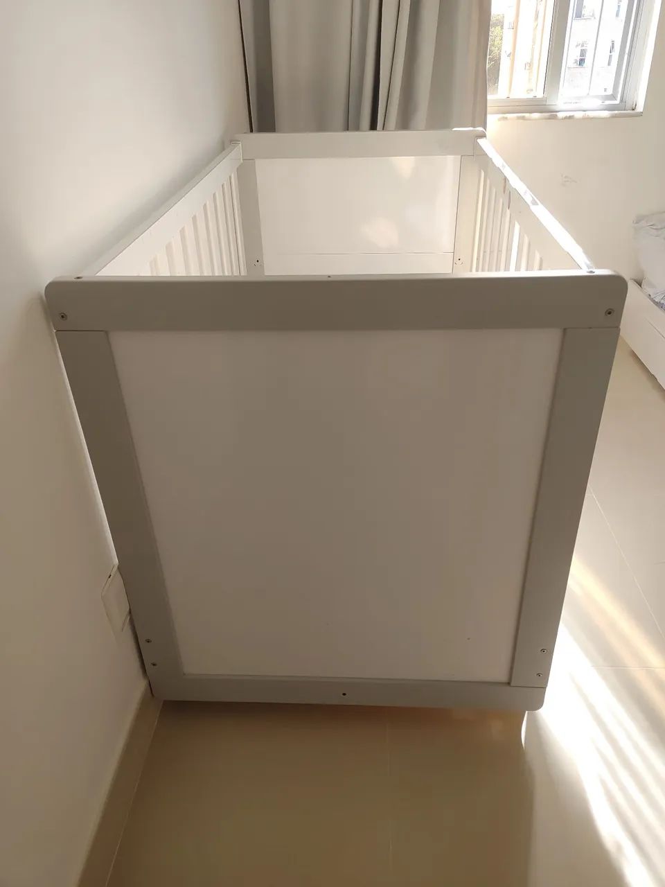 Berço Retrô Americano Peroba 2 em 1 (berço vira mini cama) - Foto 5