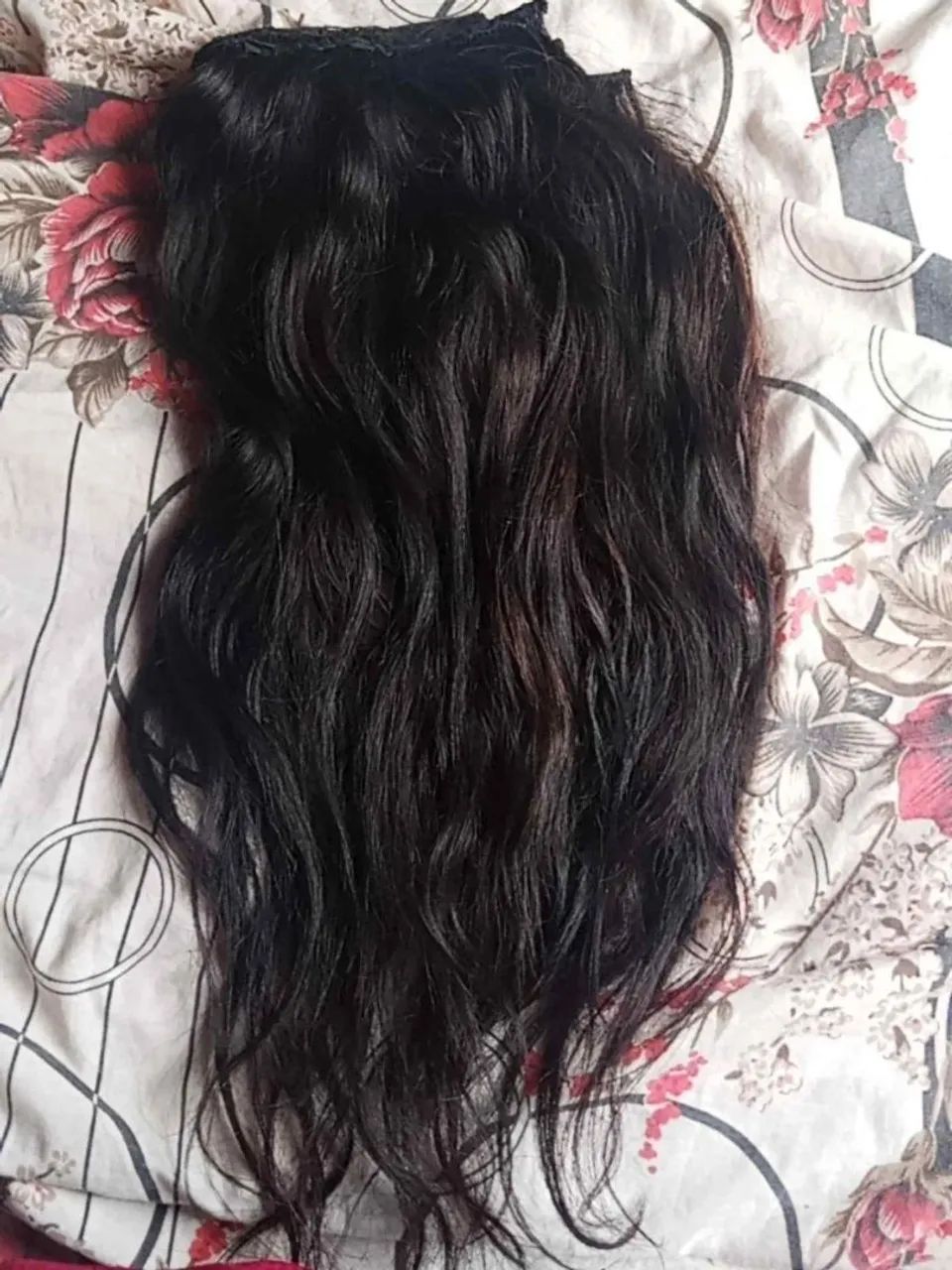 Cabelo 300g humano  são 5 telas