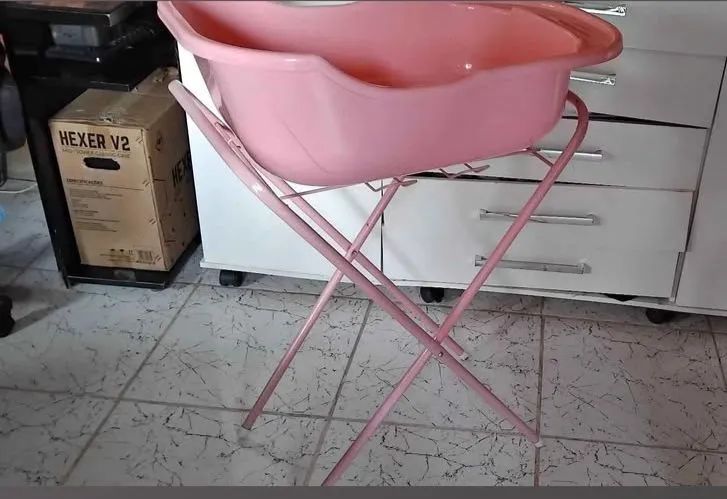 Suporte de banheira Rosa