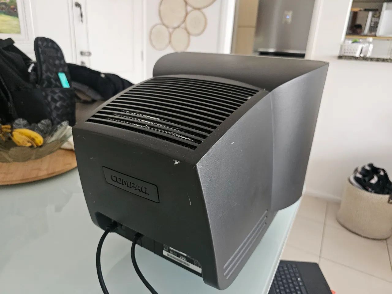 Monitor CRT 14 polegadas Compaq 5500 tubo retro  - Foto 4