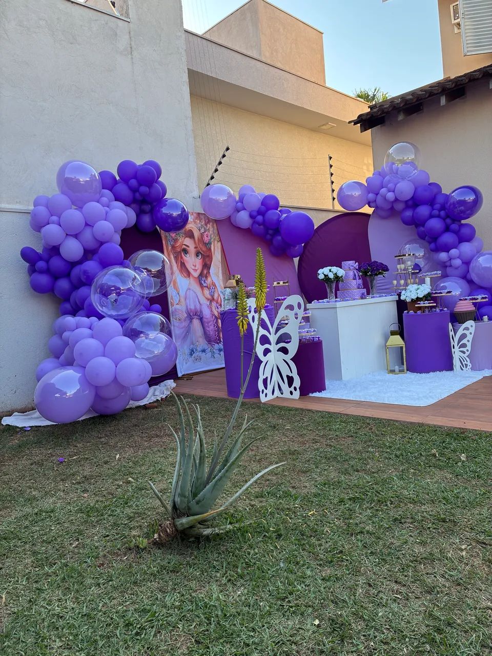Festa de aniversário estilo pegue e monte