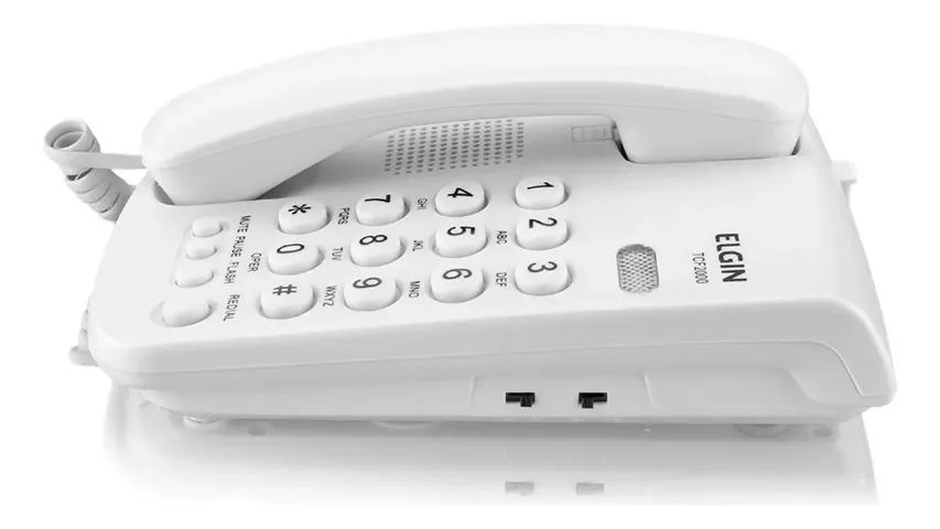TELEFONE COM FIO ELGIN TCF2000 BRANCO - Foto 2