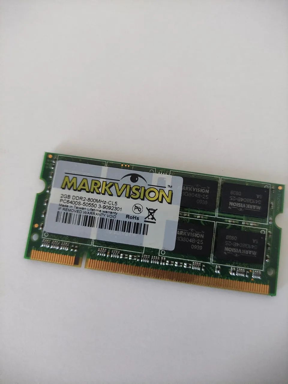 Memória de notebook 2 gb DDR2 800 MHz 