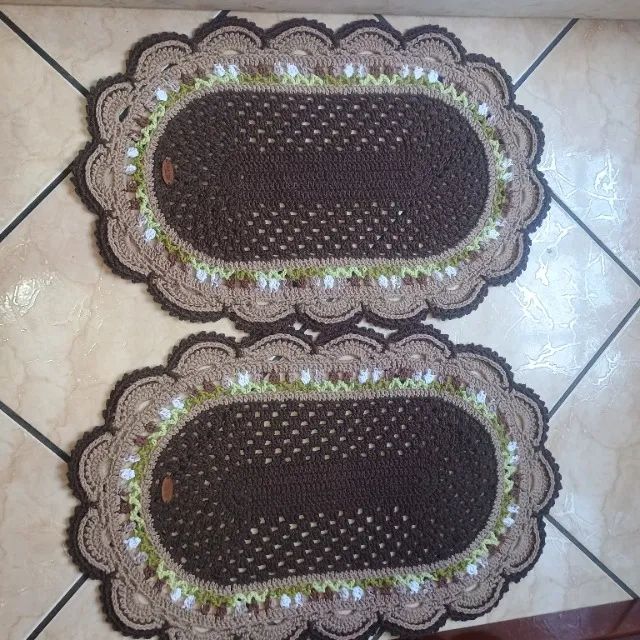 Crochê -  Tapetes em crochê  - Foto 4