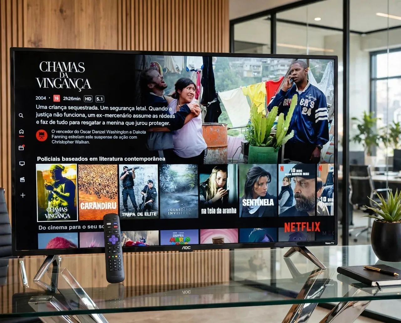 Smart tv de 40 polegadas nova - Foto 5