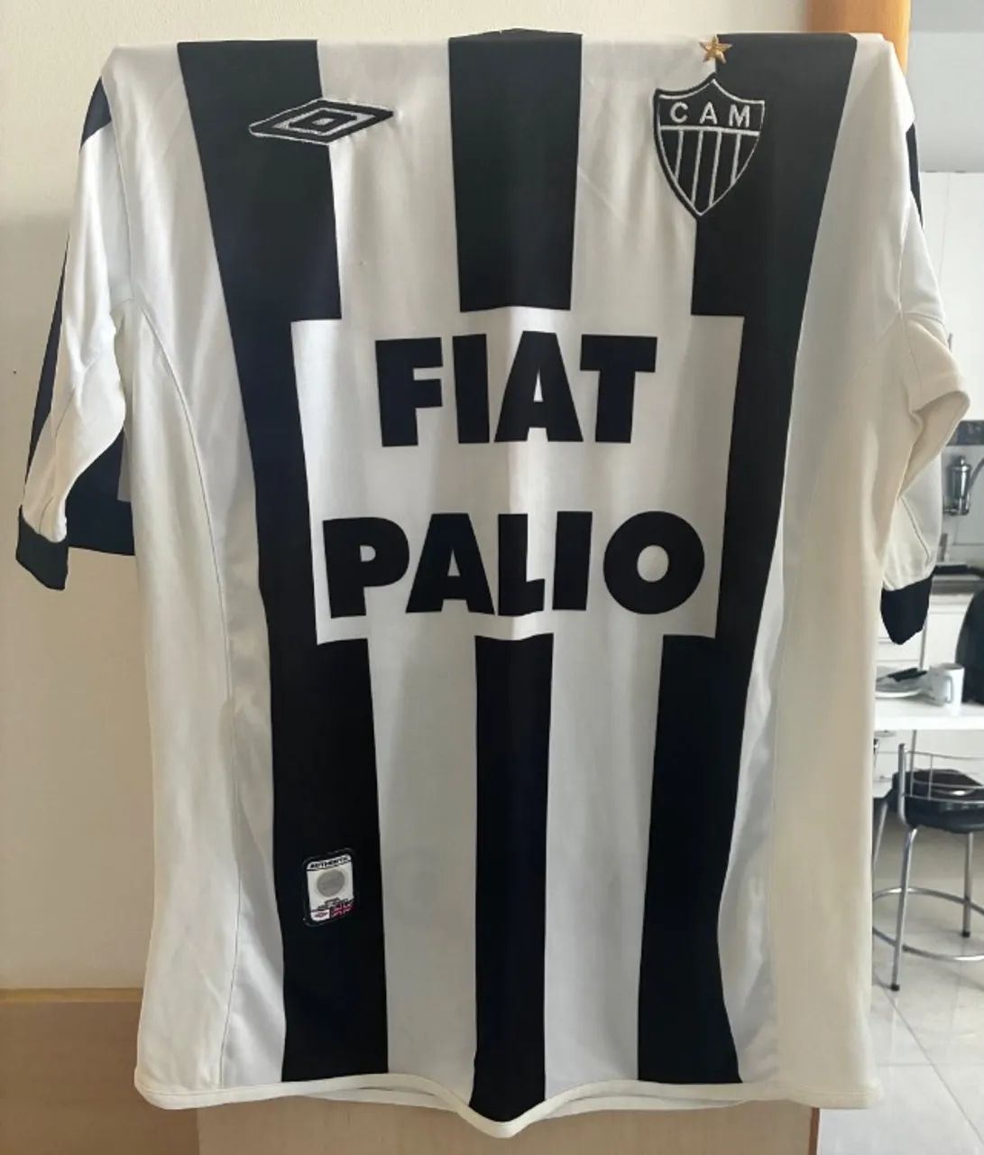 camisa atletico mineiro umbro 2004 g - Foto 5