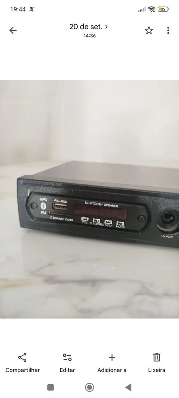 Amplificador de som bluetooth oneal - Foto 2