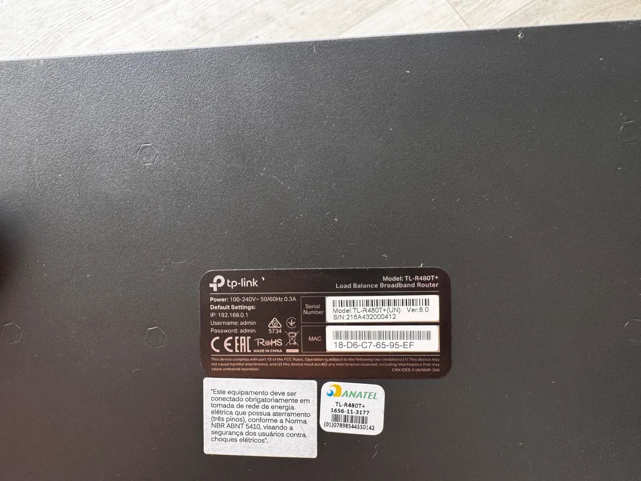Roteador TP-Link TL-R480T - Foto 2