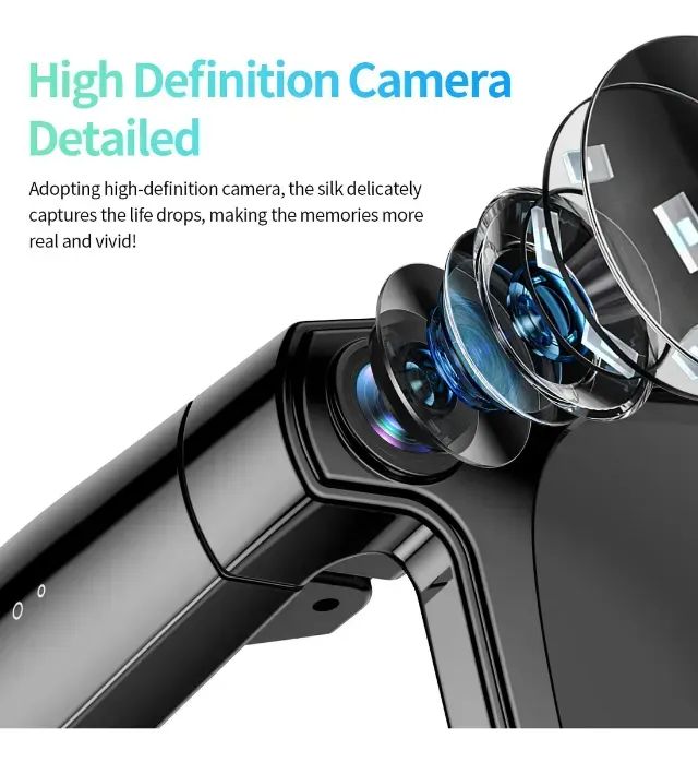 Ai Óculos Inteligentes Com Câmera 8k 12mp Assistente De Voz - Foto 3