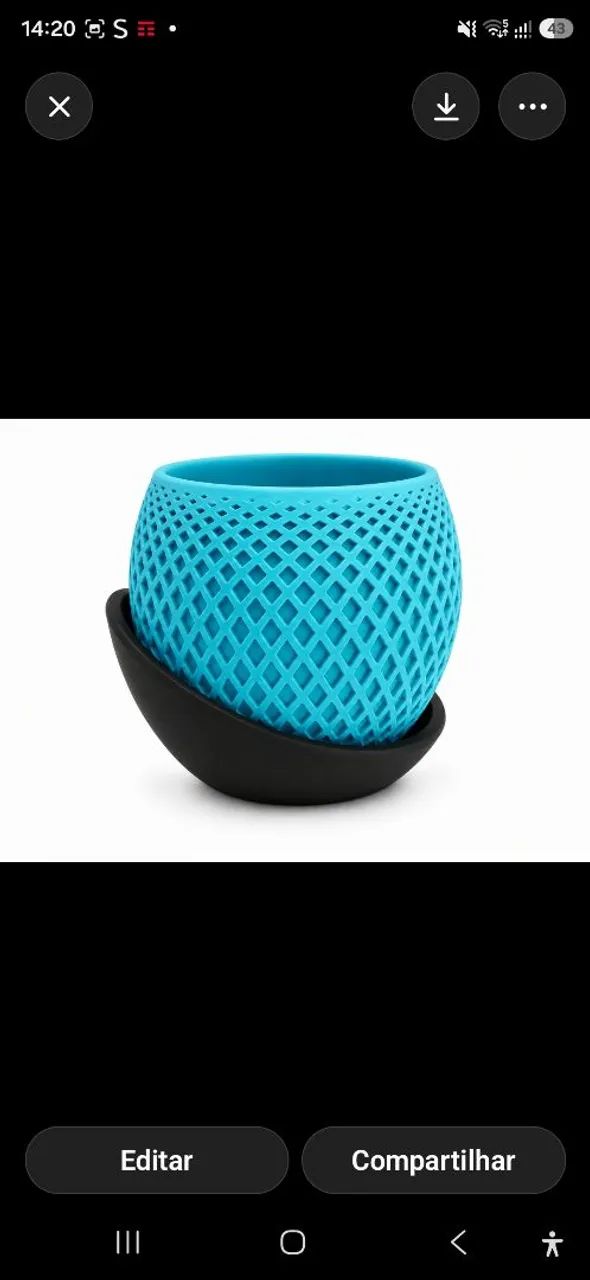 Vaso decorativo variadas cores 8cmx10cm - Foto 5