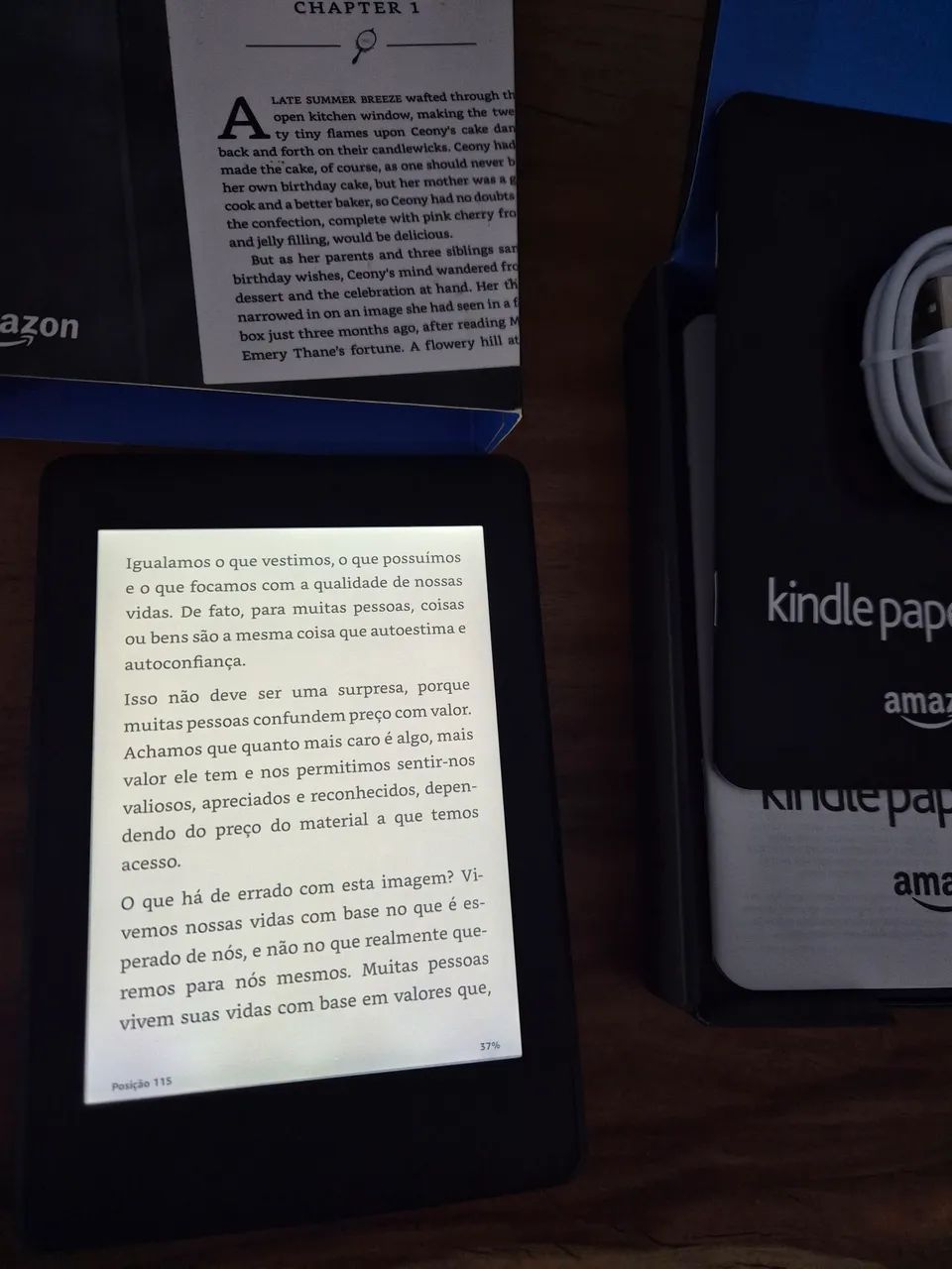 Kindle Paperwhite 7, iluminação embutida. - Foto 2