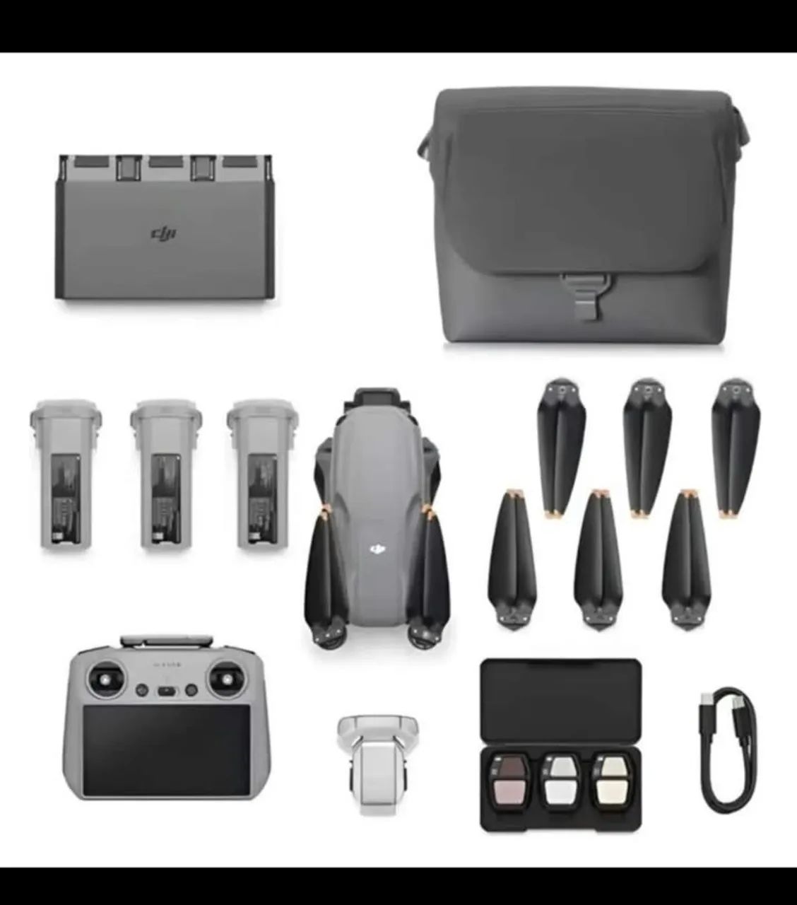 Drone DJI Air 3s Fly more combo novo  - Foto 3
