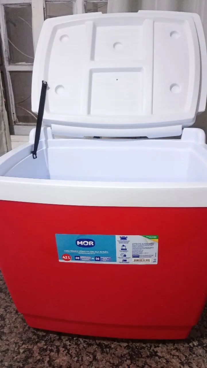 Caixa de térmica de 42 litros com rodinhas  - Foto 3