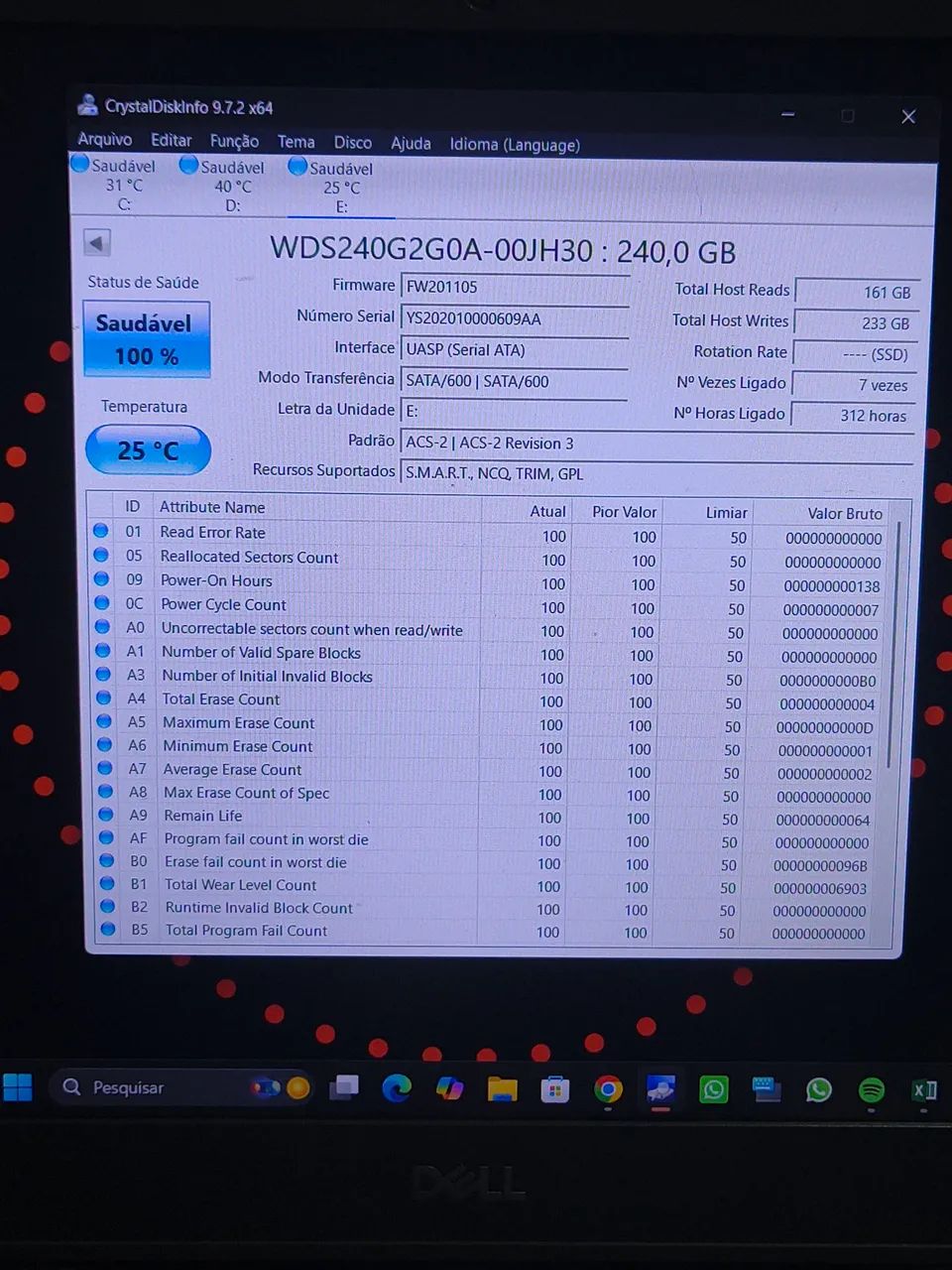 SSD 240gb com Windows 10 pro - Foto 3