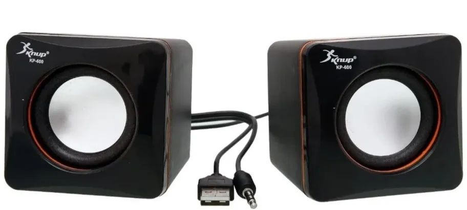 Caixa de som PC 3w KNUP KP-600 - Foto 3