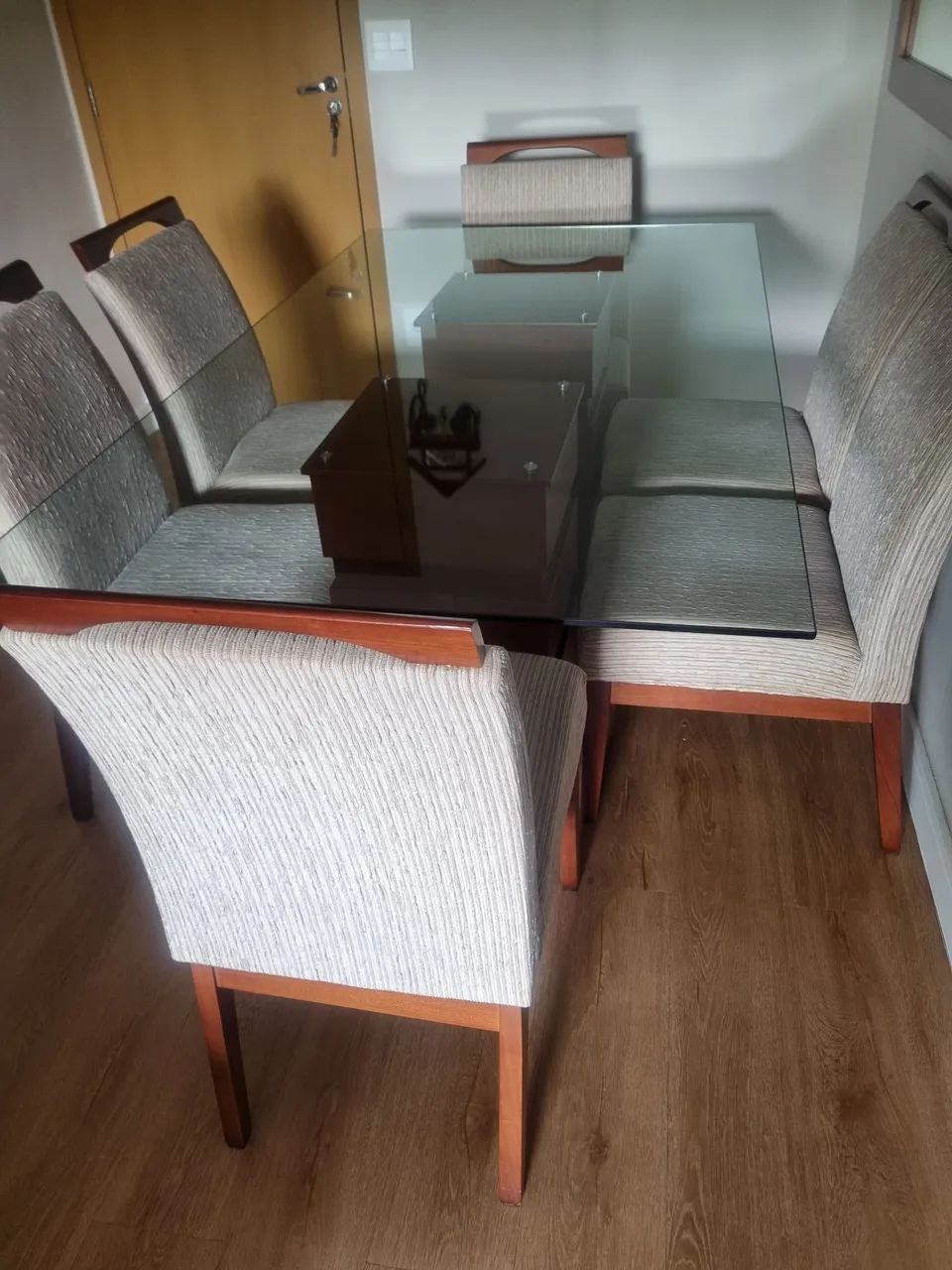 Mesa de jantar, tampo de vidro  - Foto 3