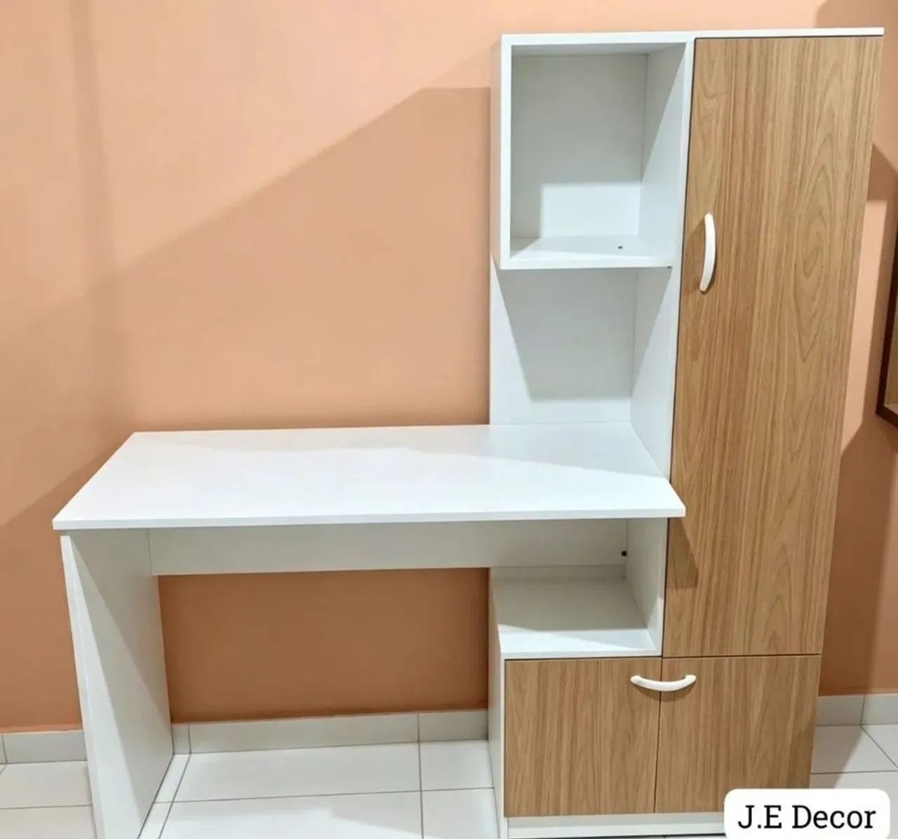 Mesa estante multiuso em mdf