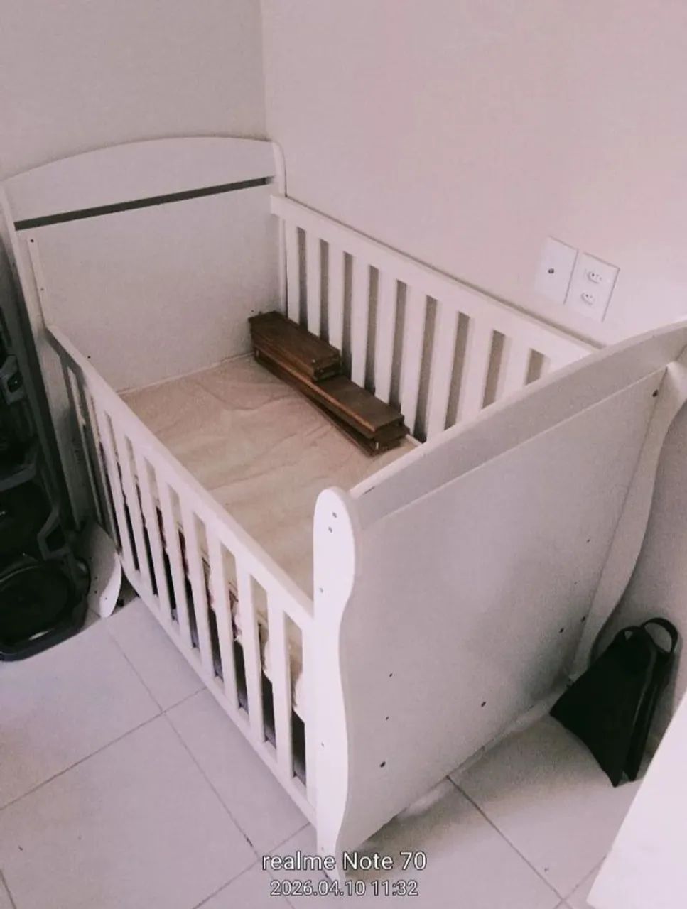 Berço Infantil + Colchão 