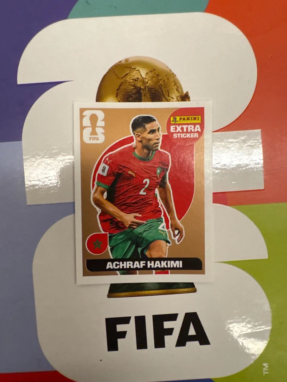 Figurinha Legend do Achraf HAKIMI bronze original  - Foto 2