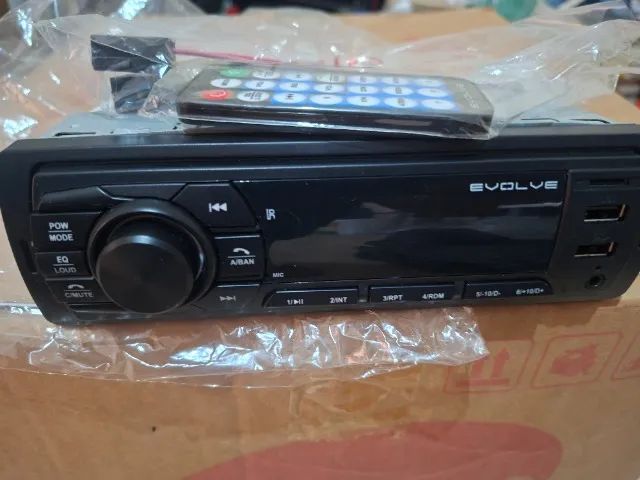 Auto rádio pen drive e bluetooth com controle 