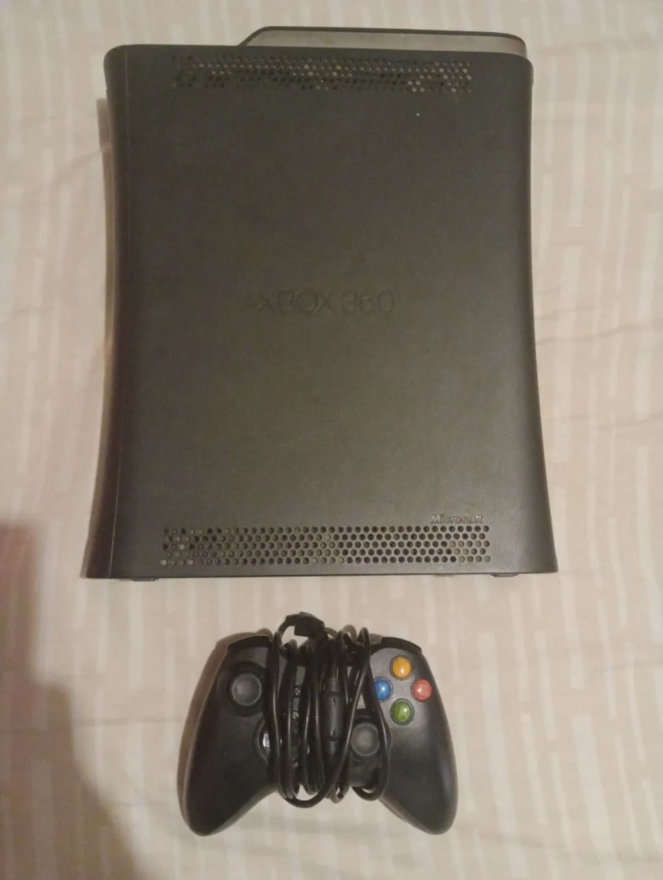 Xbox360 slim + Kinect e jogos 