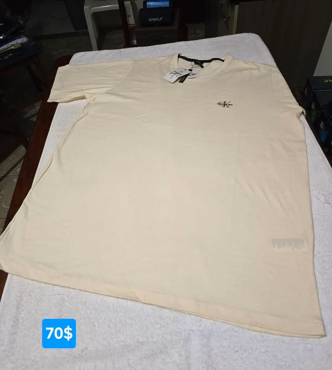 Camisa Grife peruana elastano da Calvin Klein GG  - Foto 2