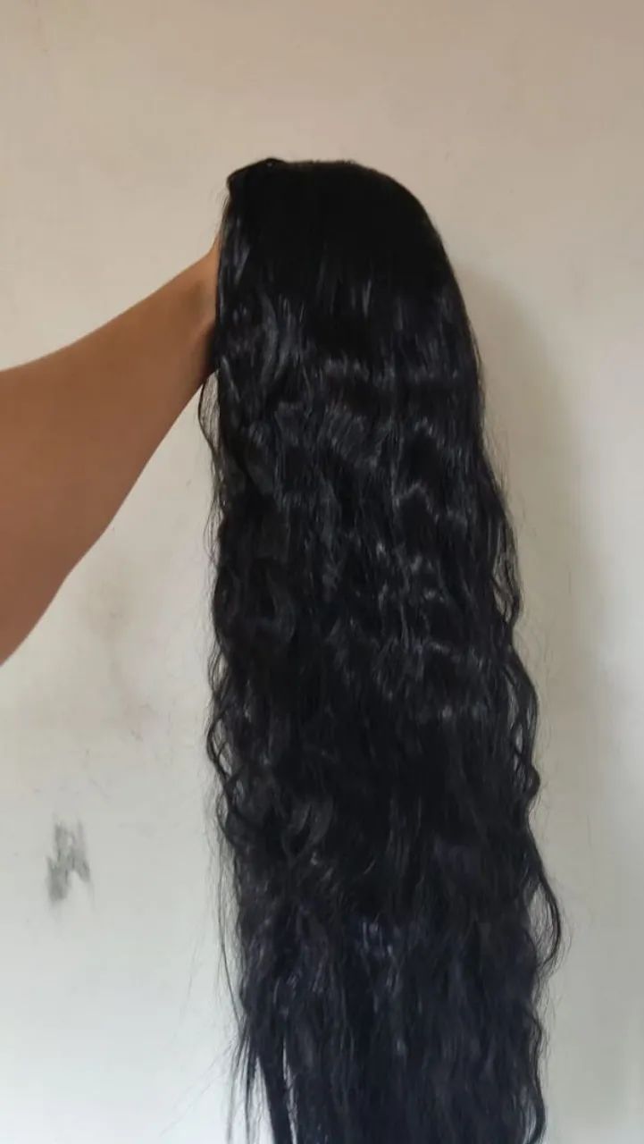 Peruca Preta Ondulada - Foto 2