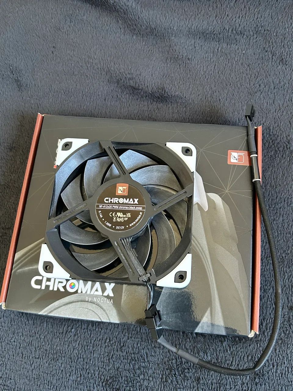 Noctua NF-A12x25 Chromax Black - Foto 4