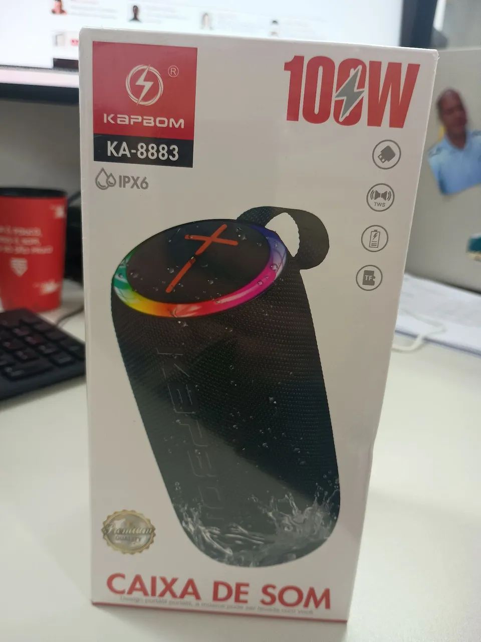 Caixa de som 100w