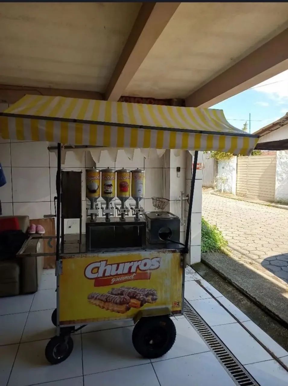 Carrinho de churros gourmet 