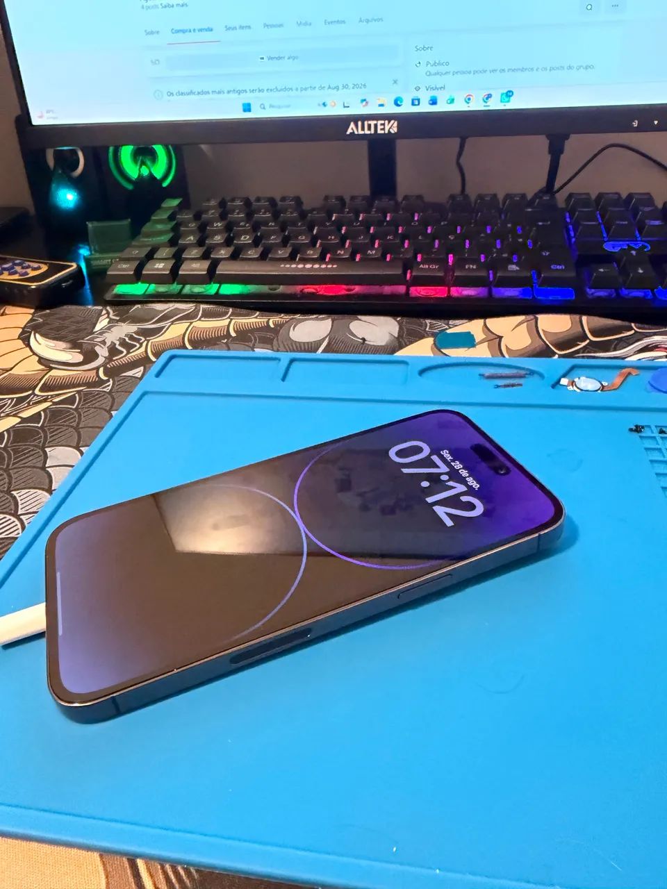 IPhone 14 Pro Max 128GB - Roxo Profundo - Foto 4