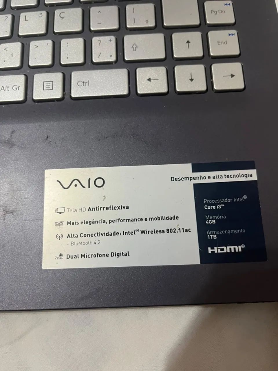 Nootbook VAIO 4GB HD - Foto 2