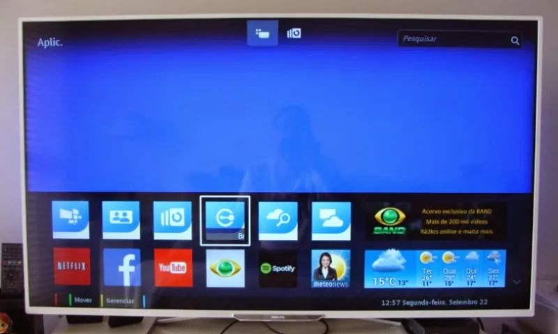 Smartv Phillips Ambilight Branca 42"