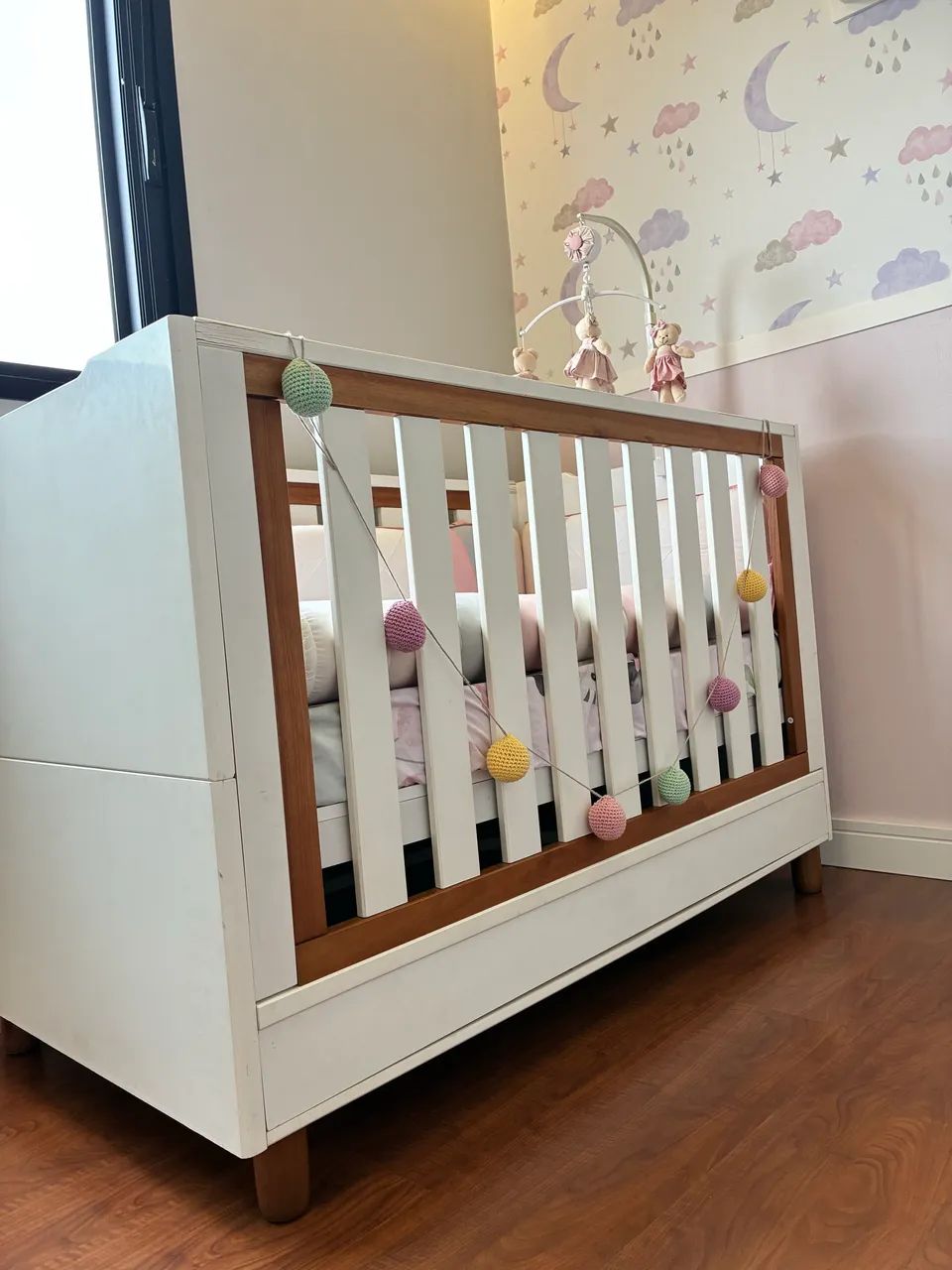Berço mini Cama - Opcional kit berço menina  - Foto 3