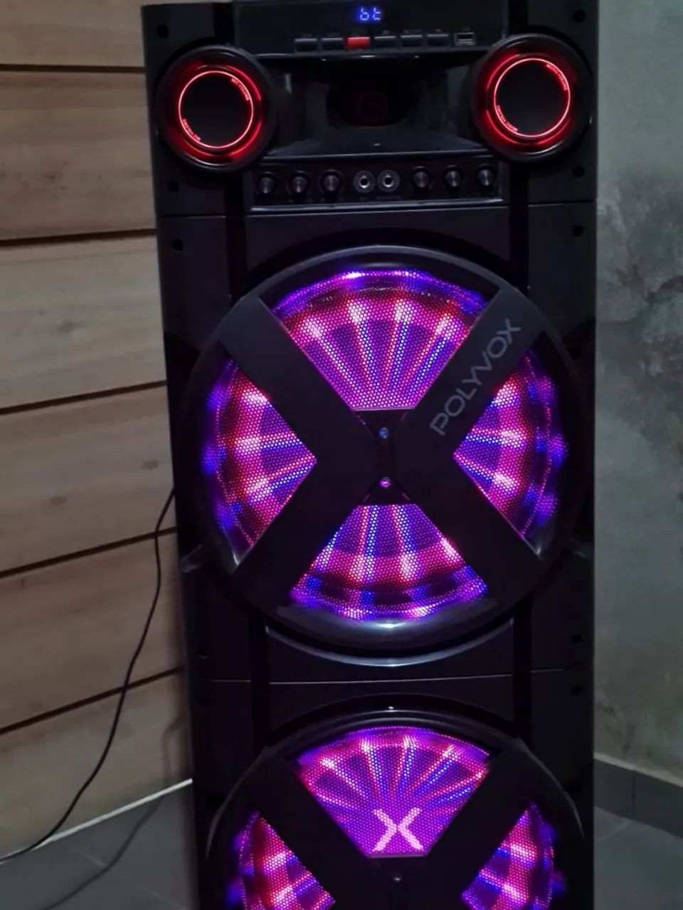 Vendo ou troco torre de som Polyvox 2000W  - Foto 4