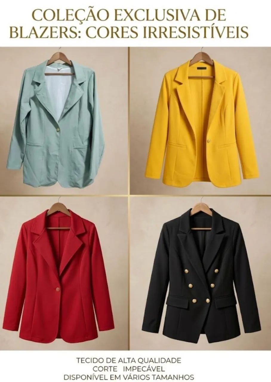 Blazers femininos