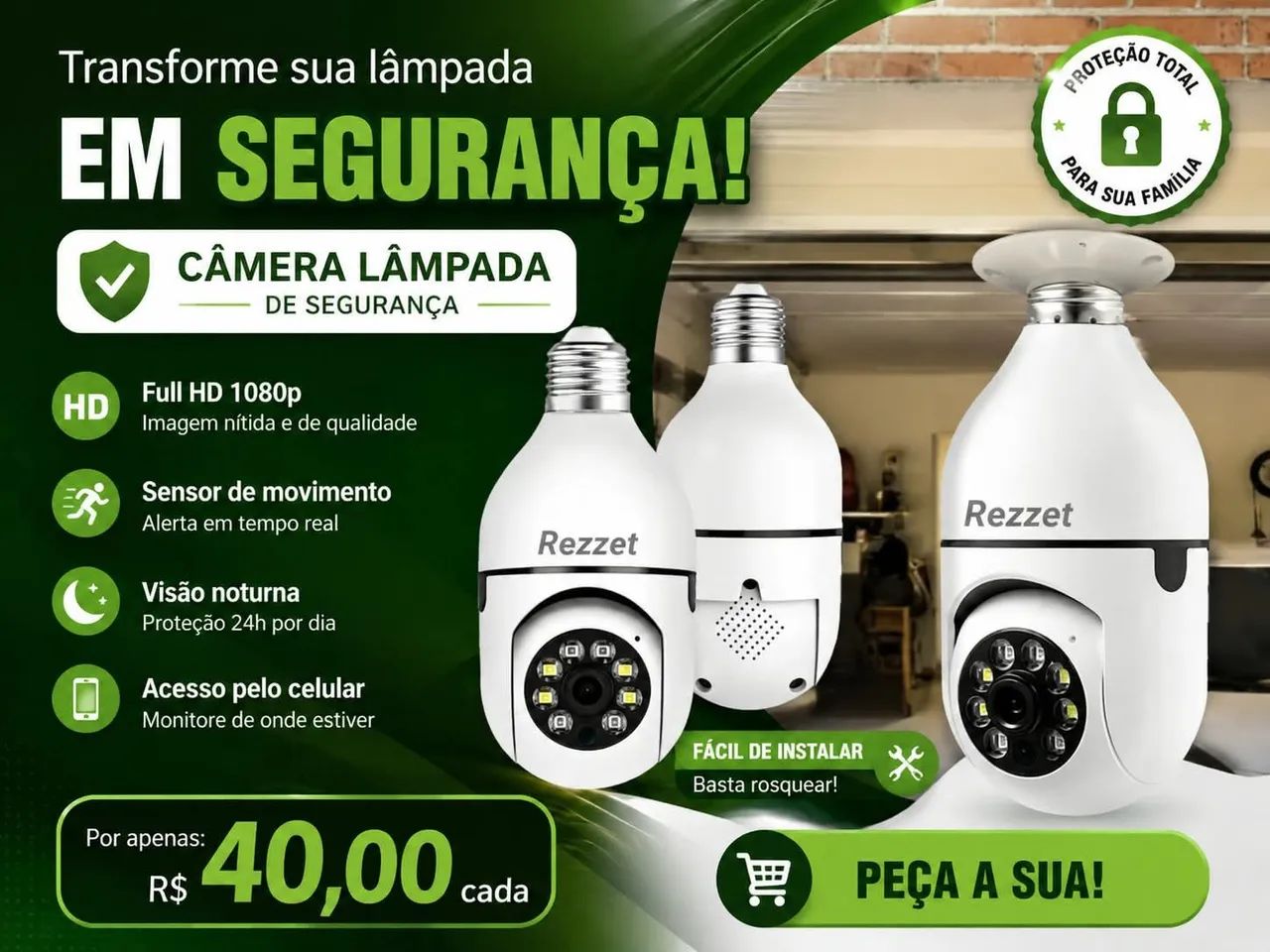 Câmera de segurança 