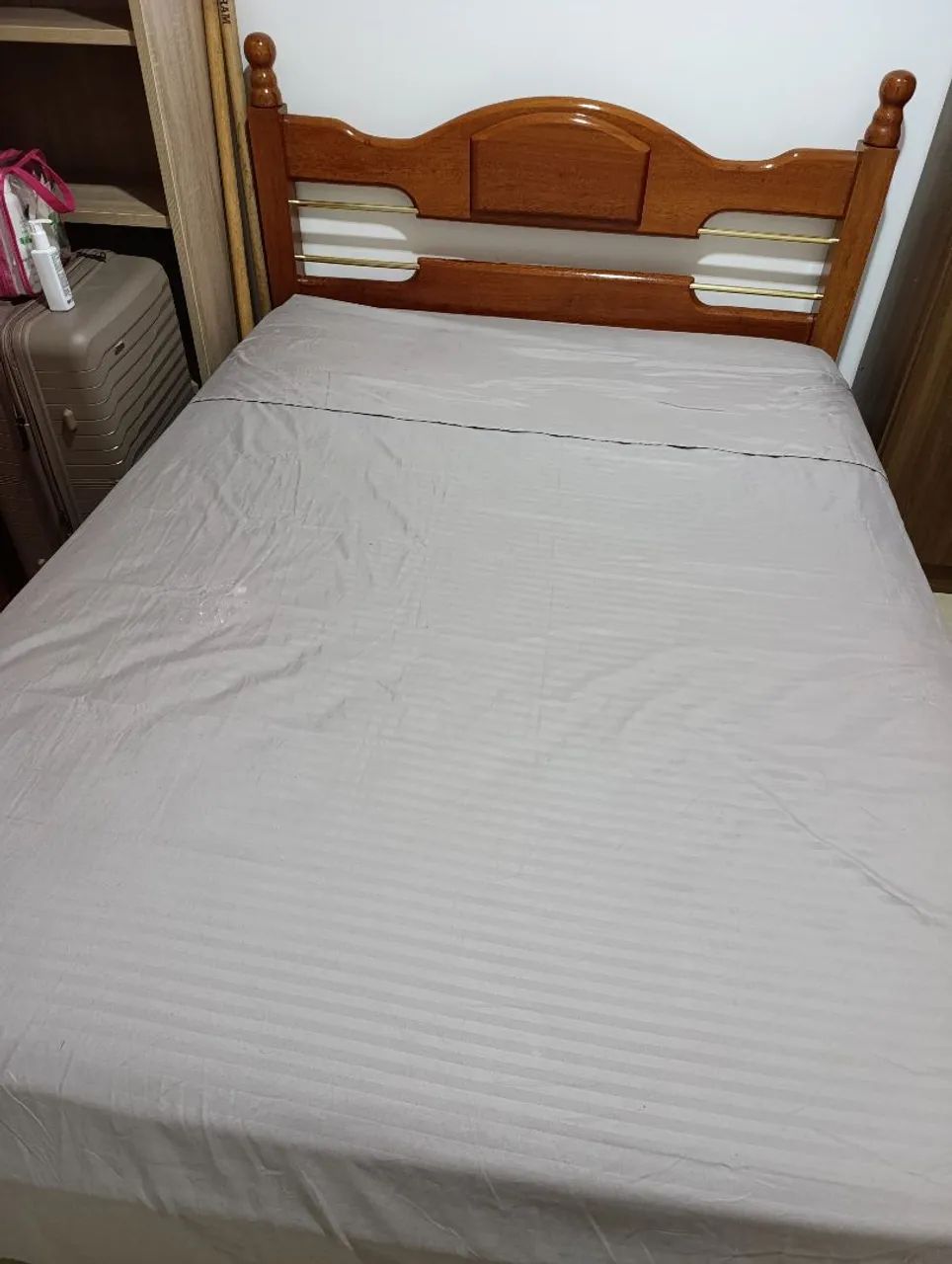 Cama com colchão madeira maciça  - Foto 3