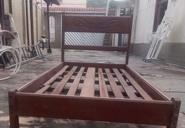  CAMA DE MADEIRA - Foto 2