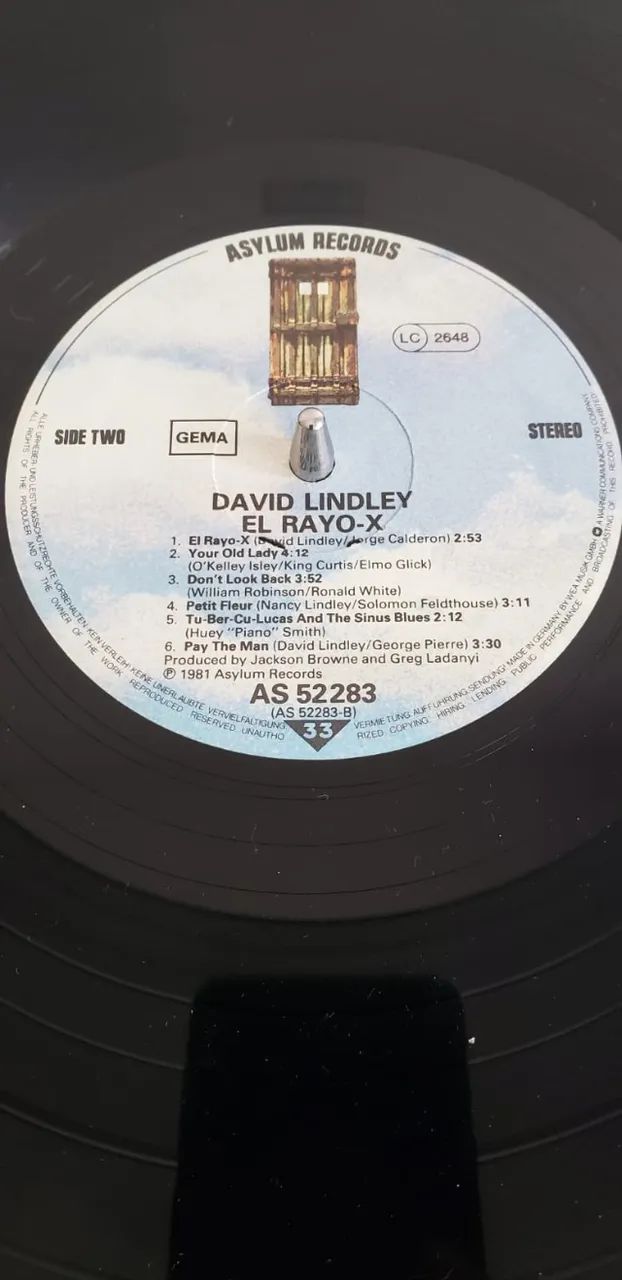 Lp David Lindley - El Rayo X (Importado)(zerado) - Foto 5