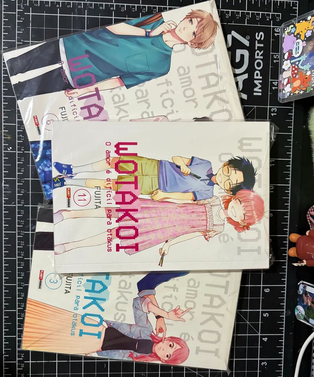 Manga wotakoi o amor é difícil para otakus volume(s) 8, 11, 3