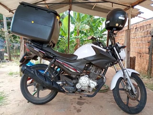Yamaha Factor 150 ED com baú e capacete - Foto 2